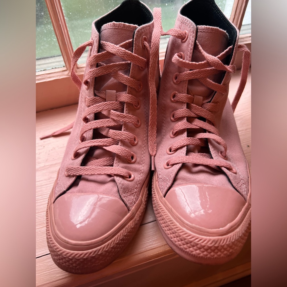 Converse x OPI Pink Hi Top Sneakers - Edinburgh-er & Tatties Women’s 9.5